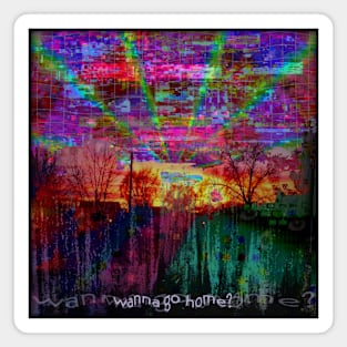 LSD Sky (Wanna Go Home?) Magnet